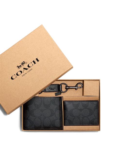 coach gift set wallet
